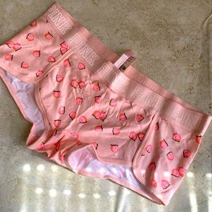 Pink peachy boy shorts